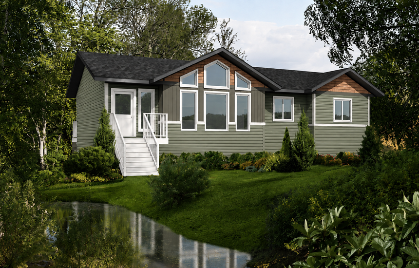 Blueridge Front Elevation LL1436