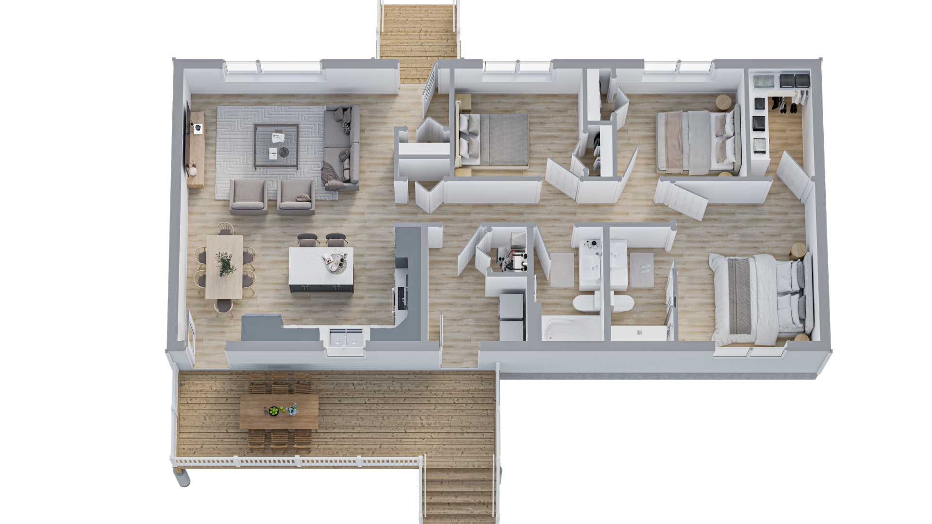 Gladstone SC 3B2B Website Floorplan