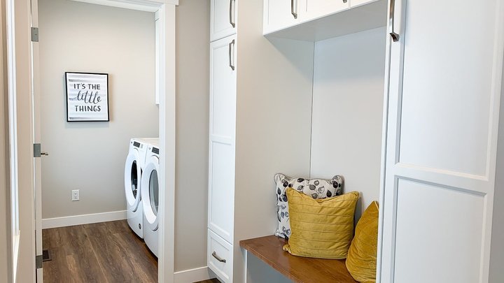 laundry room in a pre built ready to move home by nelson homes.jpg