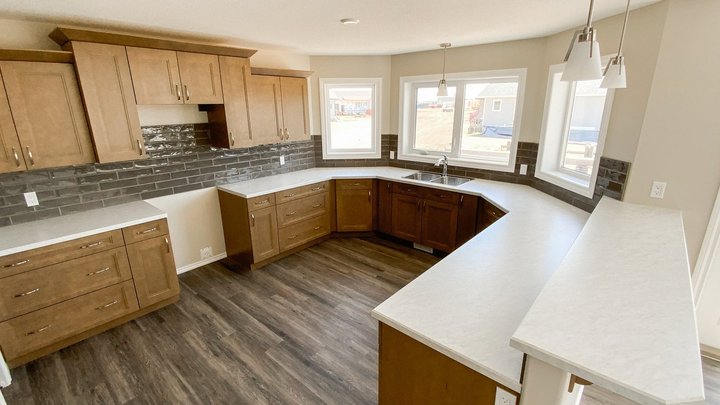 pre built kitchen in a ready to move home modular.jpg